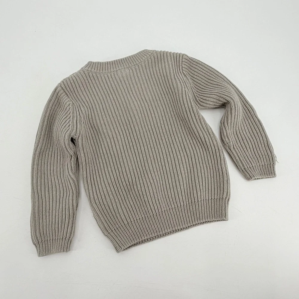 Petit Lem Grey Sweater Baby Toddler 18 24 months